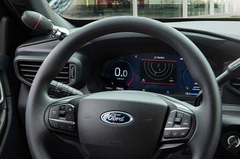 Máxima precisión gracias al velocímetro equipado en la SUV Patrulla Ford Explorer Police Interceptor